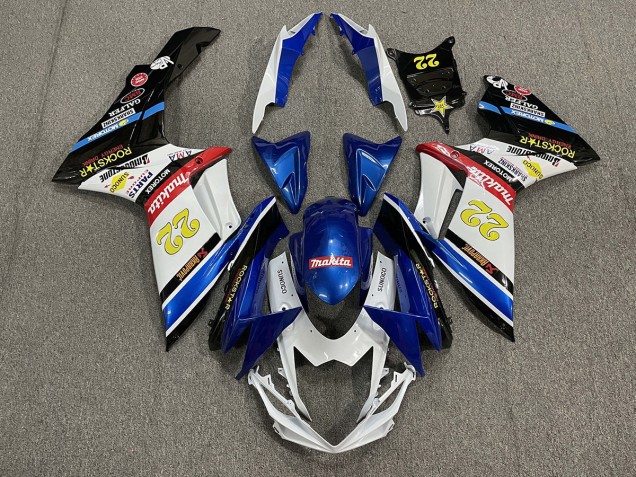 Best 22 Rockstar Suzuki GSXR 600-750 Motorcycle Fairings 2011-2020 Best 22 Rockstar Suzuki GSXR 600-750 Motorcycle Fairings 2011-2020
