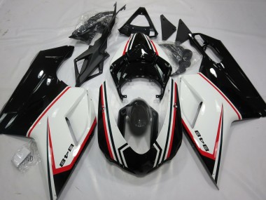 Best 848 TriColor Ducati 848 1098 1198 Motorcycle Fairings 2007-2012