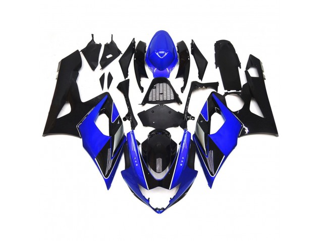 Best Black and Blue Gloss with silver Suzuki GSXR 1000 Motorcycle Fairings 2005-2006 Best Black and Blue Gloss with silver Suzuki GSXR 1000 Motorcycle Fairings 2005-2006
