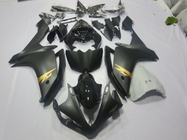 Best Black and Gold Yamaha R1 Motorcycle Fairings 2007-2008