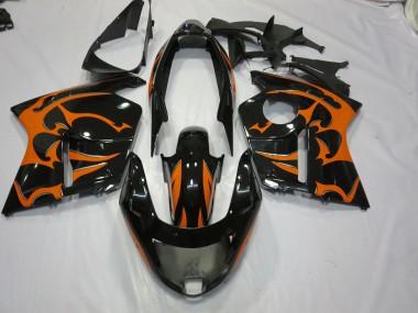 Best Black and Orange Honda CBR1100XX Motorcycle Fairings 1996-2007