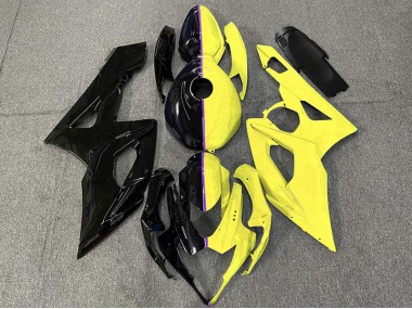 Best Black and Yellow Suzuki GSXR 1000 Motorcycle Fairings 2005-2006