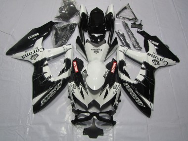 Best Black Corona Suzuki GSXR 600-750 Motorcycle Fairings 2008-2010