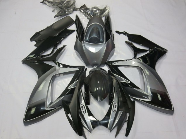 Best Black Grey Special Suzuki GSXR 600-750 Motorcycle Fairings 2006-2007 Best Black Grey Special Suzuki GSXR 600-750 Motorcycle Fairings 2006-2007