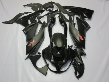 Best Black Kawasaki ZX6R Motorcycle Fairings 2009-2012