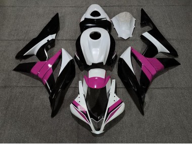 Best Black White and Pink Honda CBR600RR Motorcycle Fairings 2007-2008