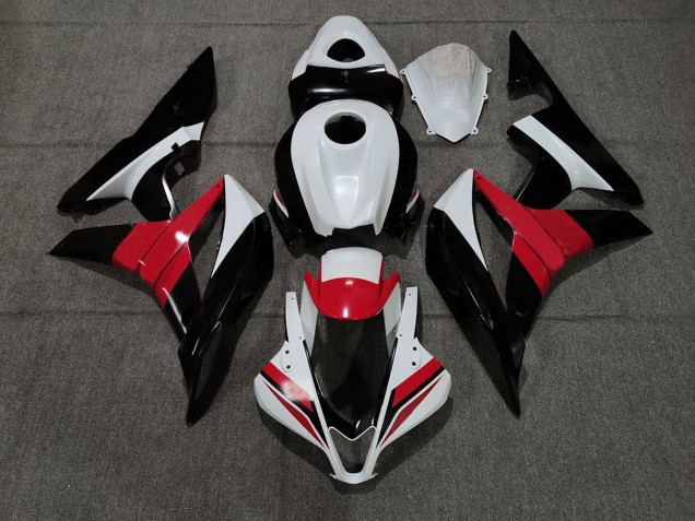 Best Black White and Red Honda CBR600RR Motorcycle Fairings 2007-2008 Best Black White and Red Honda CBR600RR Motorcycle Fairings 2007-2008