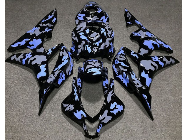 Best Blue and Gray Camouflage Honda CBR600RR Motorcycle Fairings 2007-2008 Best Blue and Gray Camouflage Honda CBR600RR Motorcycle Fairings 2007-2008