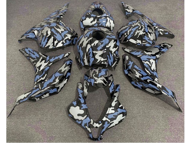 Best Blue and Silver Camo Honda CBR600RR Motorcycle Fairings 2009-2012 Best Blue and Silver Camo Honda CBR600RR Motorcycle Fairings 2009-2012