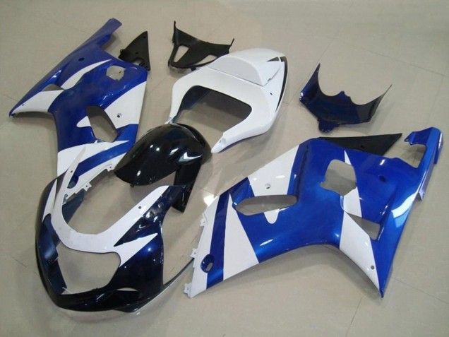 Best Blue and White OEM Style Suzuki GSXR 600-750 Motorcycle Fairings 2001-2003 Best Blue and White OEM Style Suzuki GSXR 600-750 Motorcycle Fairings 2001-2003
