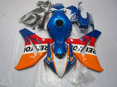 Best Blue Repsol + Red Honda CBR1000RR Motorcycle Fairings 2008-2011