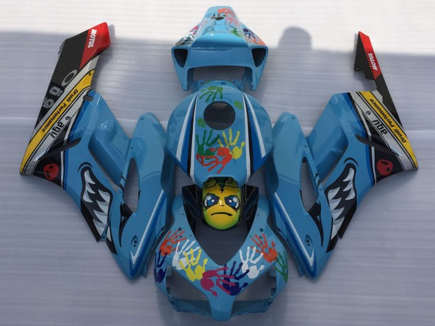 Best Blue Shark Honda CBR1000RR Motorcycle Fairings 2004-2005 Best Blue Shark Honda CBR1000RR Motorcycle Fairings 2004-2005