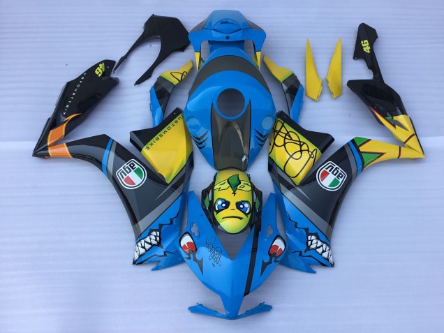 Best Blue Shark Teeth Honda CBR1000RR Motorcycle Fairings 2012-2016 Best Blue Shark Teeth Honda CBR1000RR Motorcycle Fairings 2012-2016