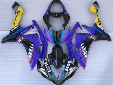 Best Blue Shark Yamaha R1 Motorcycle Fairings 2007-2008