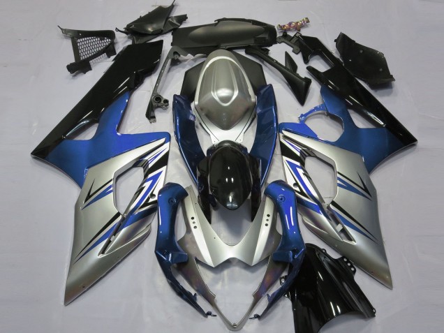 Best Blue Silver and Black Suzuki GSXR 1000 Motorcycle Fairings 2005-2006 Best Blue Silver and Black Suzuki GSXR 1000 Motorcycle Fairings 2005-2006
