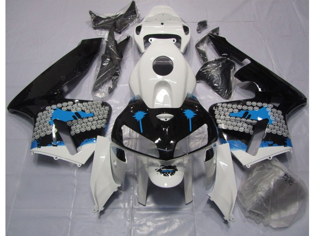 Best Blue Splatter Honda CBR600RR Motorcycle Fairings 2005-2006 Best Blue Splatter Honda CBR600RR Motorcycle Fairings 2005-2006