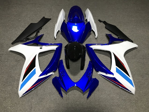 Best Blue White and Black Suzuki GSXR 600-750 Motorcycle Fairings 2006-2007 Best Blue White and Black Suzuki GSXR 600-750 Motorcycle Fairings 2006-2007