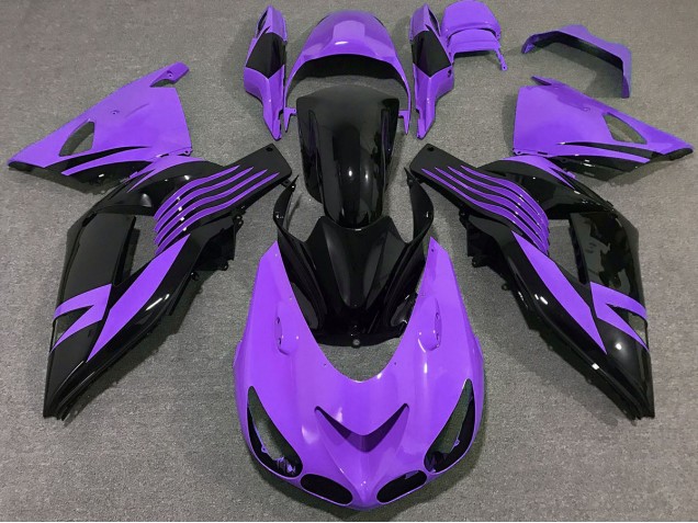 Best Bright Purple Kawasaki ZX14R Motorcycle Fairings 2006-2011 Best Bright Purple Kawasaki ZX14R Motorcycle Fairings 2006-2011