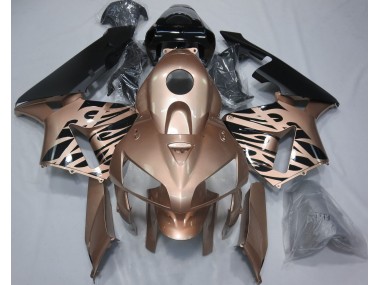 Best Bronze Flame Honda CBR600RR Motorcycle Fairings 2005-2006