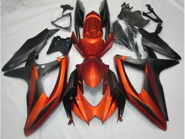 Best Burnt Matte Orange Suzuki GSXR 600-750 Motorcycle Fairings 2008-2010 Best Burnt Matte Orange Suzuki GSXR 600-750 Motorcycle Fairings 2008-2010