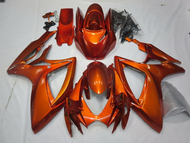 Best Burnt Orange Suzuki GSXR 600-750 Motorcycle Fairings 2006-2007 Best Burnt Orange Suzuki GSXR 600-750 Motorcycle Fairings 2006-2007