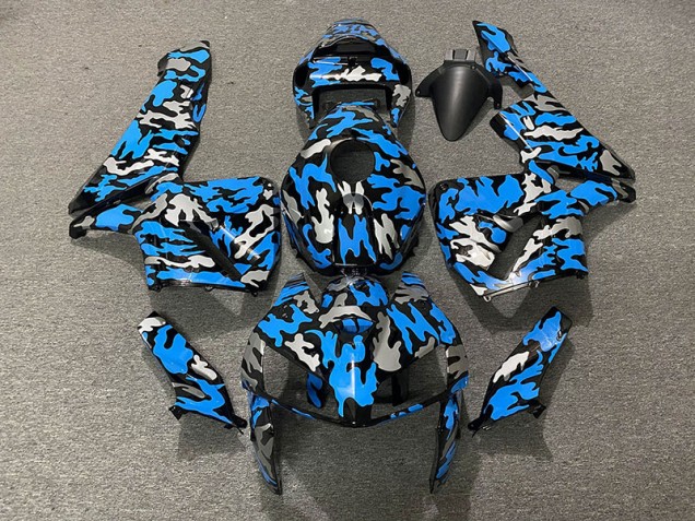 Best Camo & BLUE Honda CBR600RR Motorcycle Fairings 2005-2006 Best Camo & BLUE Honda CBR600RR Motorcycle Fairings 2005-2006