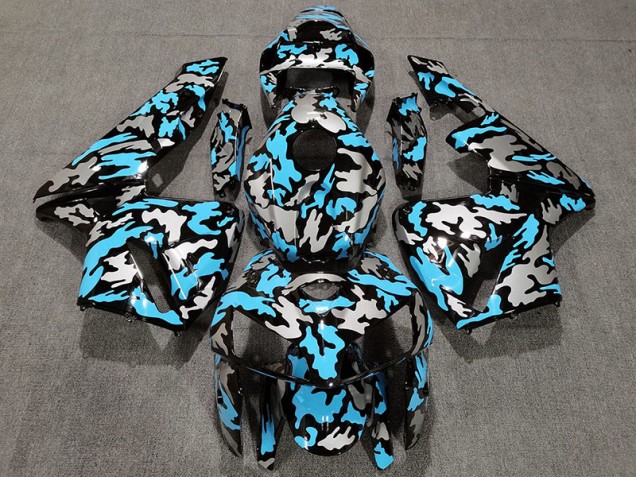 Best Camo & LIGHT BLUE Honda CBR600RR Motorcycle Fairings 2005-2006 Best Camo & LIGHT BLUE Honda CBR600RR Motorcycle Fairings 2005-2006