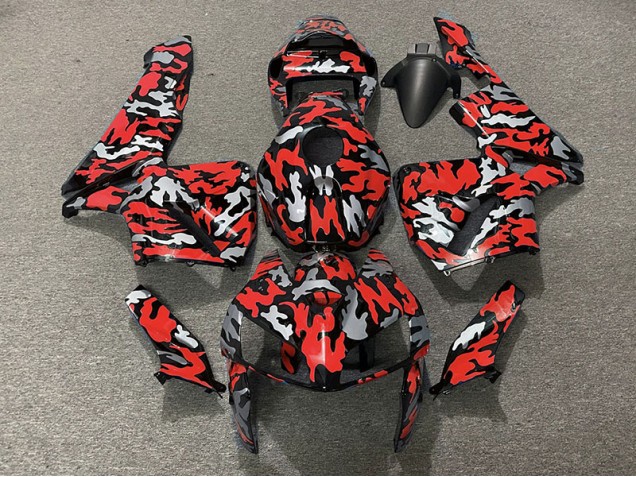 Best Camo & RED Honda CBR600RR Motorcycle Fairings 2005-2006 Best Camo & RED Honda CBR600RR Motorcycle Fairings 2005-2006