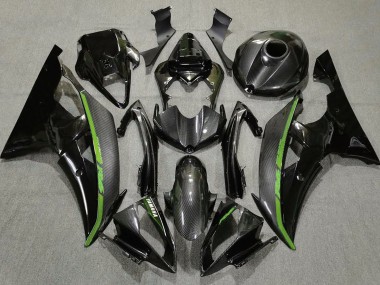 Best Carbon Fiber & Green Yamaha R6 Motorcycle Fairings 2008-2016