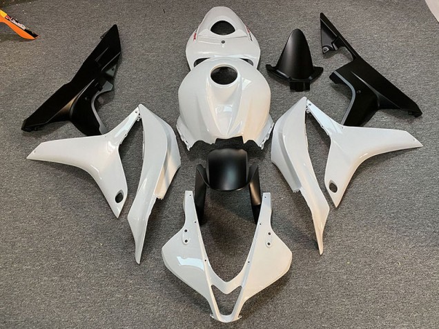Best Clean White and Black Honda CBR600RR Motorcycle Fairings 2007-2008