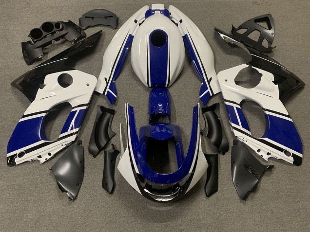 Best Dark Blue and white Yamaha YZF600 Motorcycle Fairings 1998-2007 Best Dark Blue and white Yamaha YZF600 Motorcycle Fairings 1998-2007