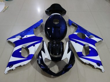 Best Deep Blue & logos Suzuki GSXR 1000 Motorcycle Fairings 2000-2002