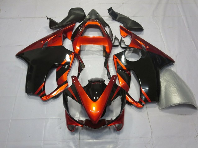 Best Deep Orange and Black Honda CBR600 F4i Motorcycle Fairings 2001-2003 Best Deep Orange and Black Honda CBR600 F4i Motorcycle Fairings 2001-2003