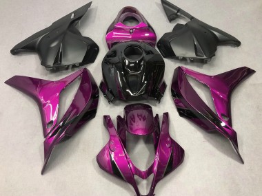 Best Deep Pink with Black Honda CBR600RR Motorcycle Fairings 2009-2012