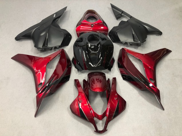 Best Deep Red with Black Honda CBR600RR Motorcycle Fairings 2009-2012 Best Deep Red with Black Honda CBR600RR Motorcycle Fairings 2009-2012