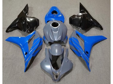 Best Double Blue on Gray Honda CBR600RR Motorcycle Fairings 2009-2012