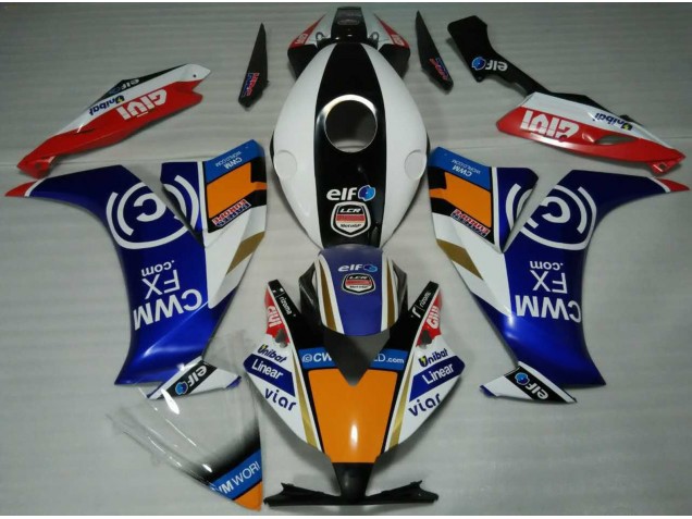 Best Elf Blue and Orange Honda CBR1000RR Motorcycle Fairings 2012-2016 Best Elf Blue and Orange Honda CBR1000RR Motorcycle Fairings 2012-2016