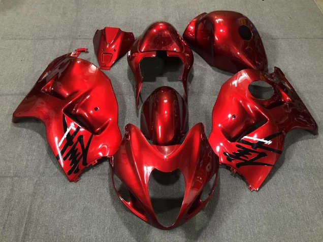 Best Fire Red Gloss Suzuki GSXR 1300 Motorcycle Fairings 1997-2007 Best Fire Red Gloss Suzuki GSXR 1300 Motorcycle Fairings 1997-2007