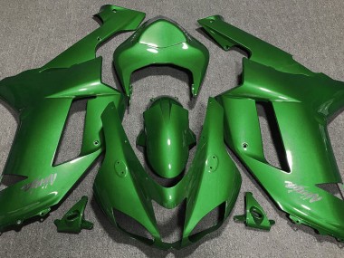 Best Forest Green Kawasaki ZX6R Motorcycle Fairings 2007-2008