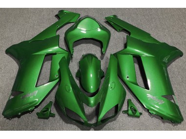 Best Forest Green Kawasaki ZX6R Motorcycle Fairings 2007-2008