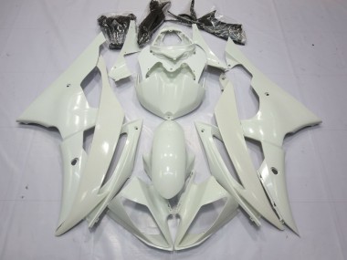 Best Full Gloss White Yamaha R6 Motorcycle Fairings 2008-2016
