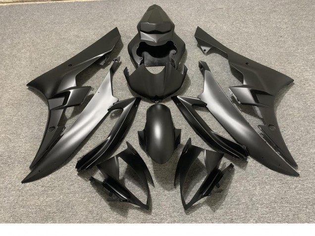 Best Full Matte Black Yamaha R6 Motorcycle Fairings 2006-2007 Best Full Matte Black Yamaha R6 Motorcycle Fairings 2006-2007