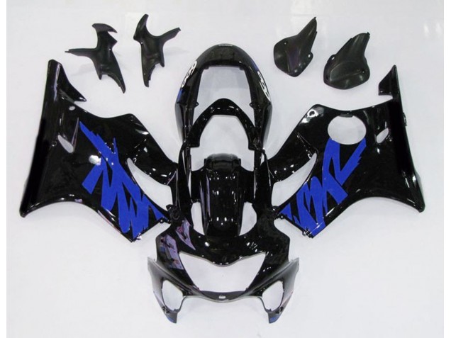 Best Gloss Black & Blue Honda CBR600 F4 Motorcycle Fairings 1999-2000 Best Gloss Black & Blue Honda CBR600 F4 Motorcycle Fairings 1999-2000