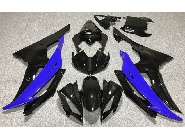 Best Gloss Black & Blue Yamaha R6 Motorcycle Fairings 2008-2016 Best Gloss Black & Blue Yamaha R6 Motorcycle Fairings 2008-2016