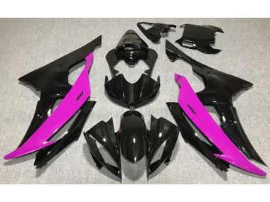 Best Gloss Black & Pink Yamaha R6 Motorcycle Fairings 2008-2016