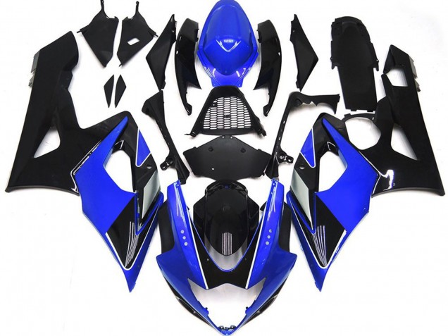 Best Gloss Blue and Black with red logo Suzuki GSXR 1000 Motorcycle Fairings 2005-2006 Best Gloss Blue and Black with red logo Suzuki GSXR 1000 Motorcycle Fairings 2005-2006