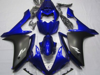 Best Gloss Blue and Black Yamaha R1 Motorcycle Fairings 2007-2008