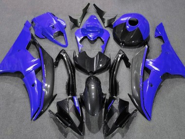 Best Gloss Blue and Carbon Yamaha R6 Motorcycle Fairings 2008-2016