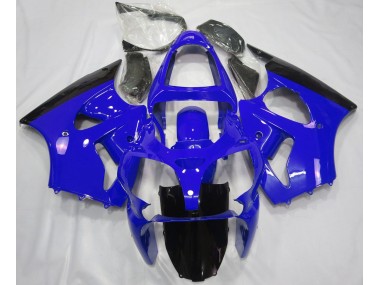 Best Gloss Blue & Black Kawasaki ZX6R Motorcycle Fairings 2000-2002