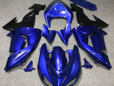 Best Gloss Blue Kawasaki ZX10R Motorcycle Fairings 2006-2007
